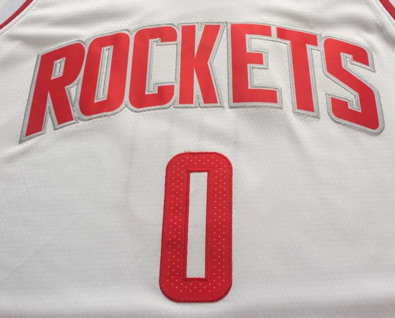 20/21 Houston Rockets WESTBROOK #0 White Basketball Jersey (Stitched)