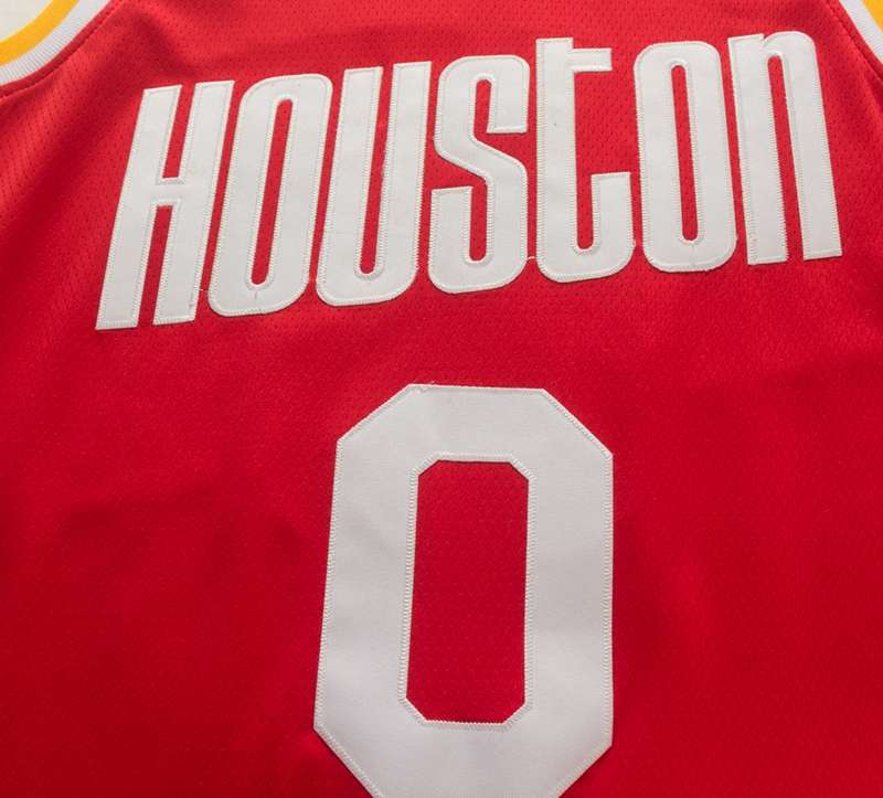 2020 Houston Rockets WESTBROOK #0 Red Basketball Jersey (Stitched)