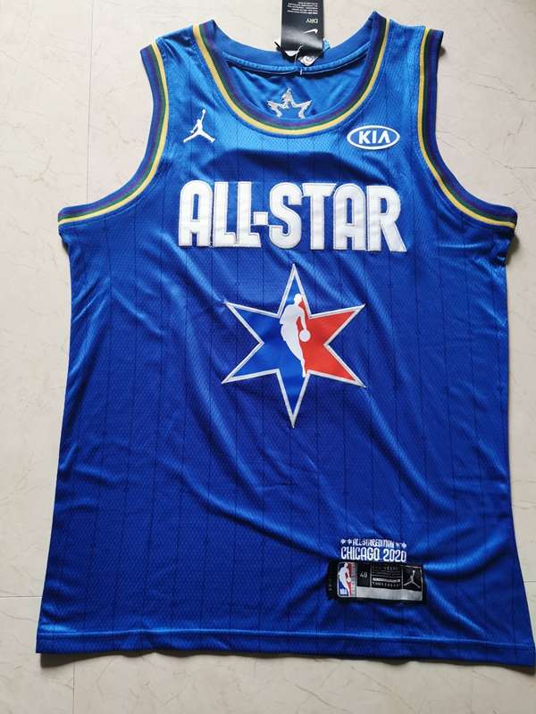 2020 Houston Rockets HARDEN #13 Blue All Star Basketball Jersey (Stitched)