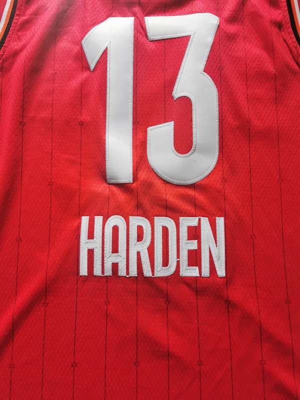 2020 Houston Rockets HARDEN #13 Red All Star Basketball Jersey (Stitched)