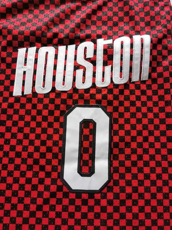 Houston Rockets WESTBROOK #0 Red Classics Basketball Jersey (Stitched)