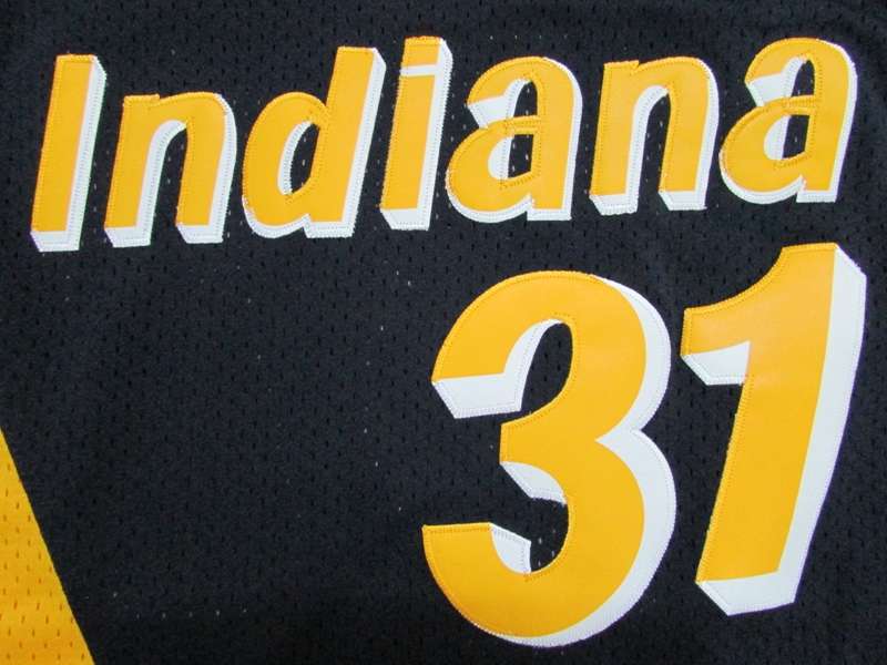 Indiana Pacers MILLER #31 Black Classics Basketball Jersey (Stitched)