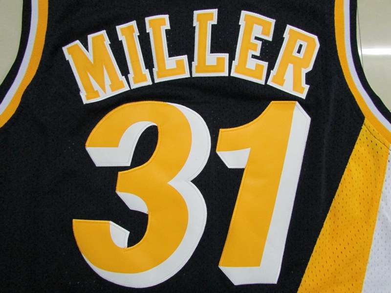 Indiana Pacers MILLER #31 Black Classics Basketball Jersey (Stitched)