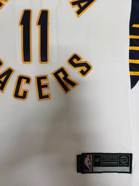 Indiana Pacers SABONIS #11 White Basketball Jersey (Stitched)