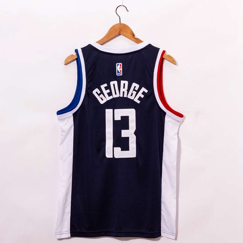 20/21 Los Angeles Clippers GEORGE #13 Black City Basketball Jersey (Stitched)