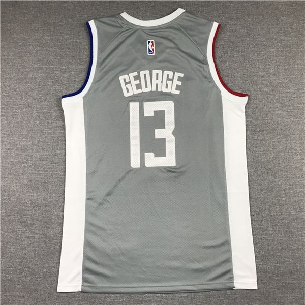 20/21 Los Angeles Clippers GEORGE #13 Grey Basketball Jersey (Stitched)