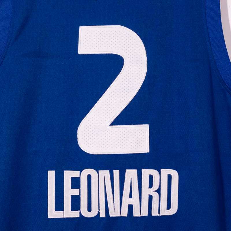 2021 Los Angeles Clippers LEONARD #2 Blue All Star Basketball Jersey (Stitched)