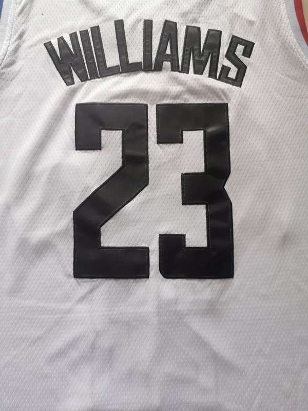 2020 Los Angeles Clippers WILLIAMS #23 White City Basketball Jersey (Stitched)