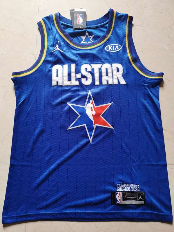 2020 Los Angeles Clippers LEONARD #2 Blue All Star Basketball Jersey (Stitched)