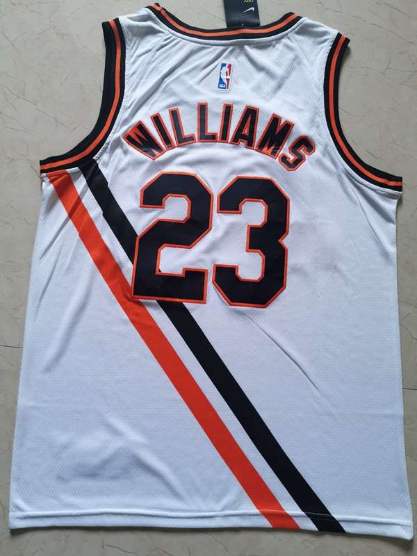 2020 Los Angeles Clippers WILLIAMS #23 White Basketball Jersey (Stitched)