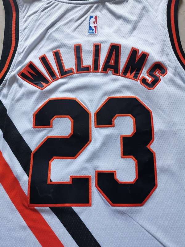 2020 Los Angeles Clippers WILLIAMS #23 White Basketball Jersey (Stitched)