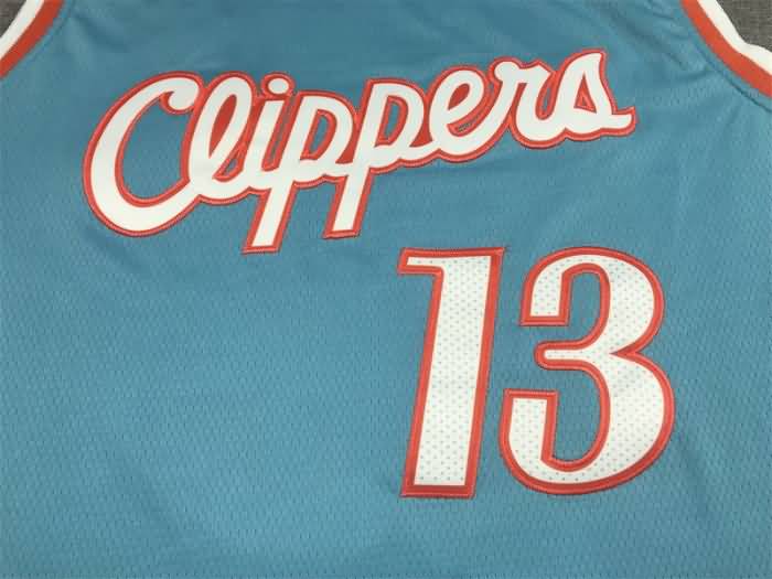 21/22 Los Angeles Clippers GEORGE #13 Blue City Basketball Jersey (Stitched)