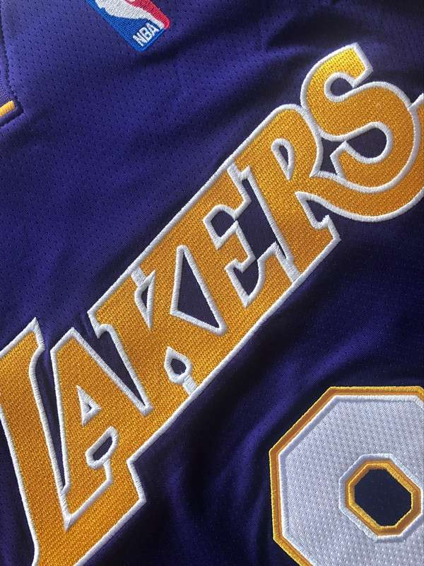 2000/01 Los Angeles Lakers BRYANT #8 Purple Finals Classics Basketball Jersey (Closely Stitched)