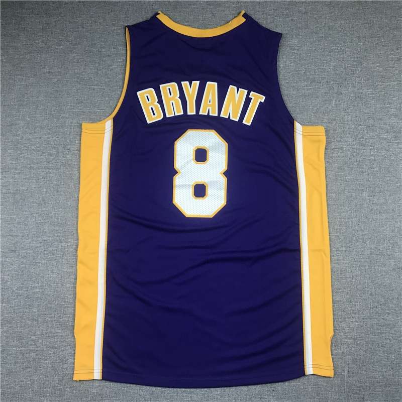 2000/01 Los Angeles Lakers BRYANT #8 Purple Finals Classics Basketball Jersey (Stitched)