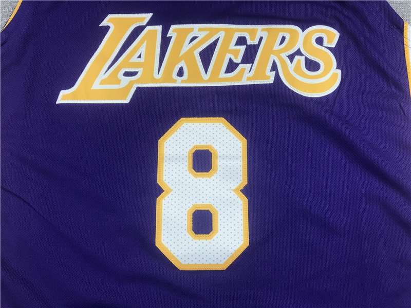 2000/01 Los Angeles Lakers BRYANT #8 Purple Finals Classics Basketball Jersey (Stitched)