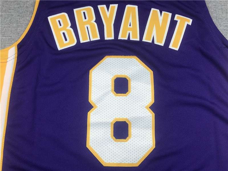 2000/01 Los Angeles Lakers BRYANT #8 Purple Finals Classics Basketball Jersey (Stitched)