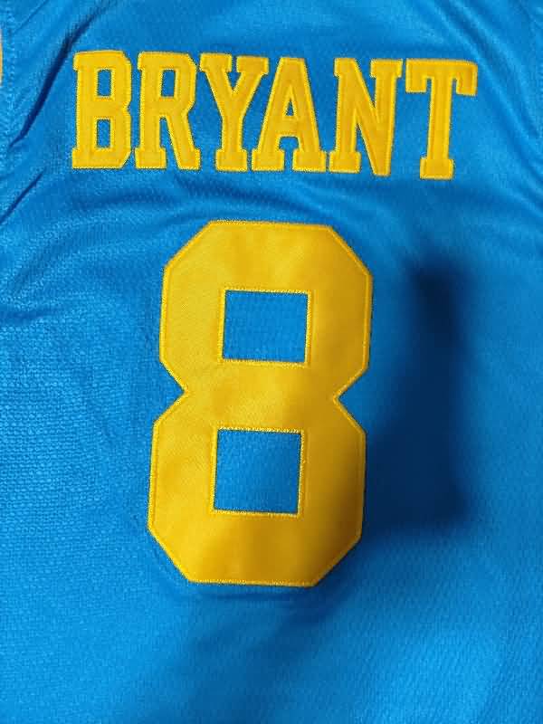 2001/02 Los Angeles Lakers BRYANT #8 Blue Classics Basketball Jersey (Stitched)