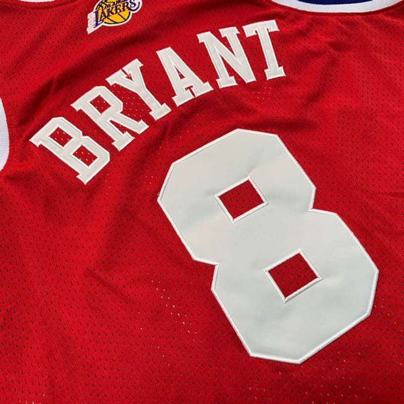 2003 Los Angeles Lakers BRYANT #8 Red All Star Classics Basketball Jersey (Closely Stitched)