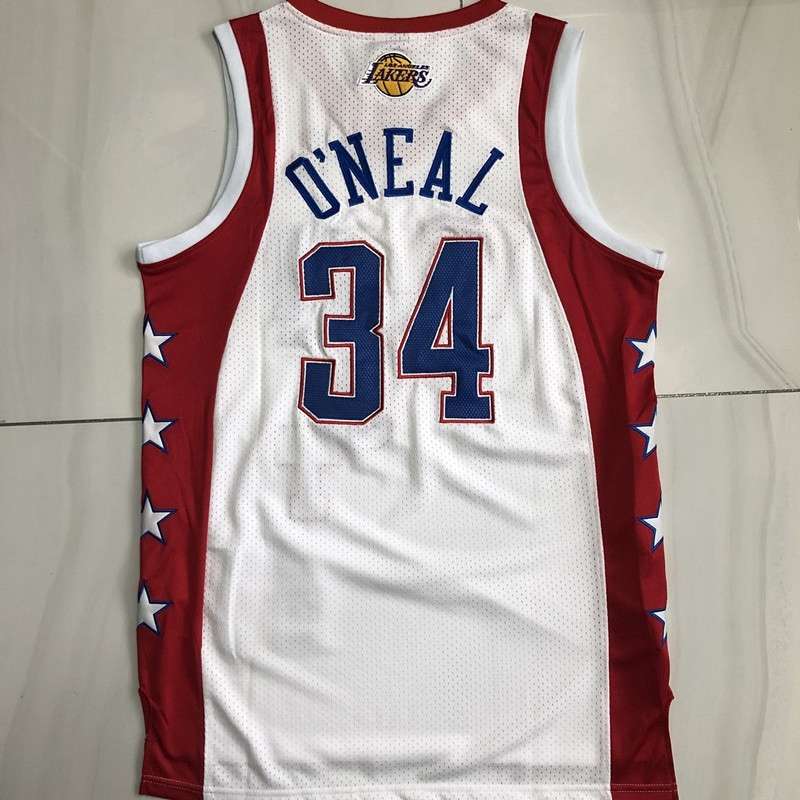 2004 Los Angeles Lakers ONEAL #34 White All Star Classics Basketball Jersey (Closely Stitched)