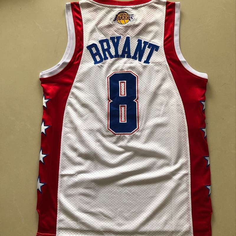 2004 Los Angeles Lakers BRYANT #8 White All Star Classics Basketball Jersey (Closely Stitched)