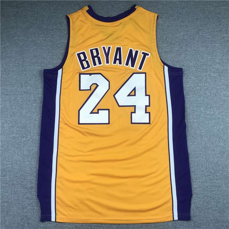 2006/07 Los Angeles Lakers BRYANT #24 Yellow Classics Basketball Jersey (Stitched)