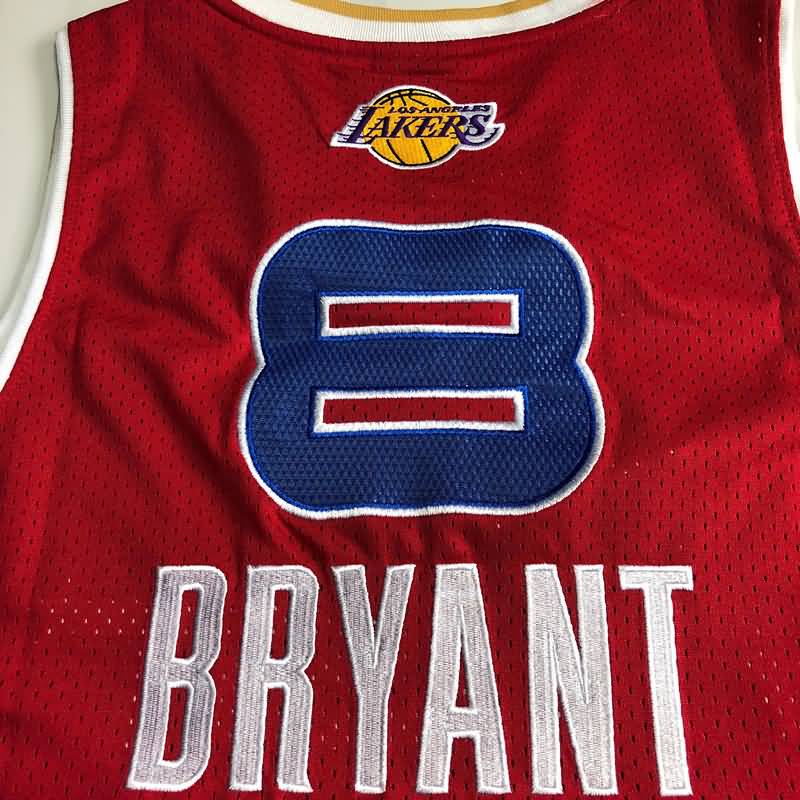 2006 Los Angeles Lakers BRYANT #8 Red ALL-STAR Classics Basketball Jersey (Closely Stitched)