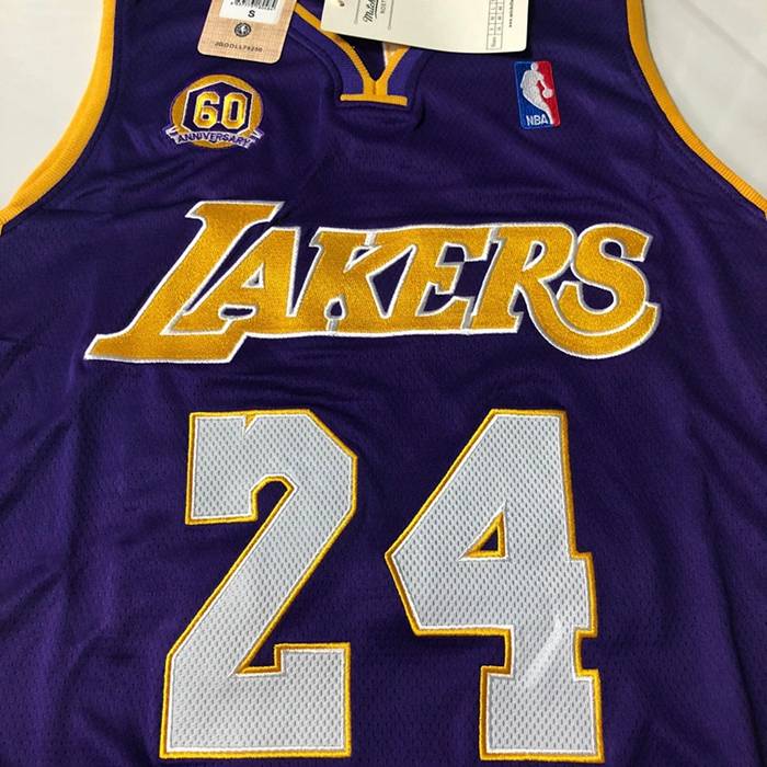 2007/08 Los Angeles Lakers BRYANT #24 Purple Classics Basketball Jersey 03 (Closely Stitched)