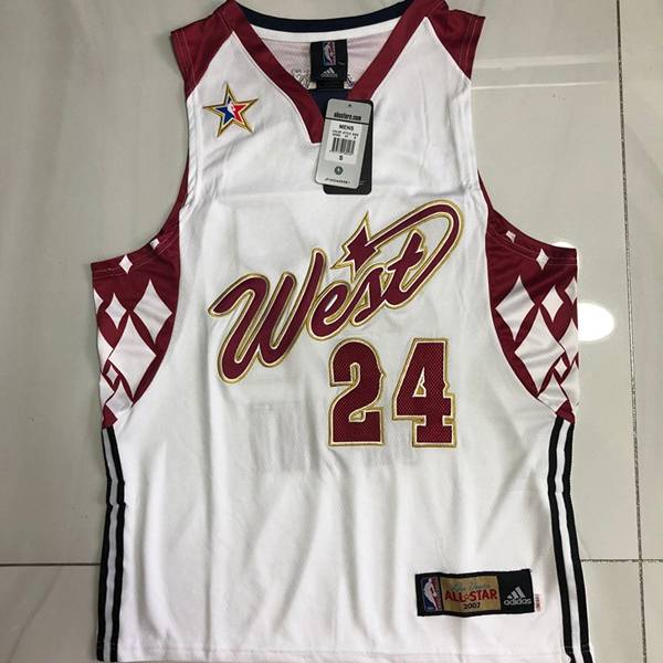 2007 Los Angeles Lakers BRYANT #24 White All Star Classics Basketball Jersey (Closely Stitched)