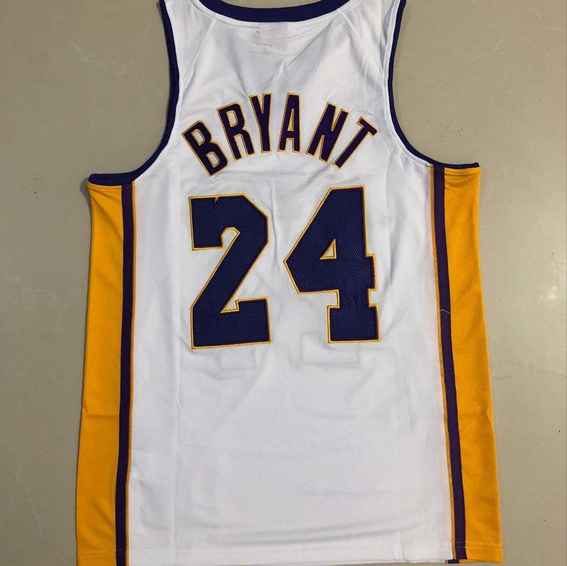 2008/09 Los Angeles Lakers BRYANT #24 White Classics Basketball Jersey (Closely Stitched)