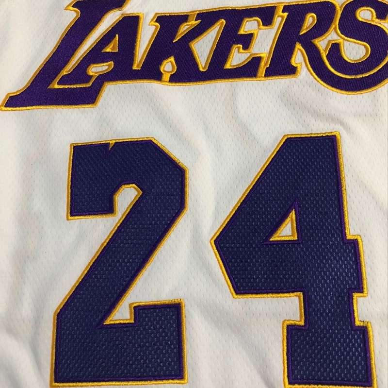 2008/09 Los Angeles Lakers BRYANT #24 White Classics Basketball Jersey (Closely Stitched)