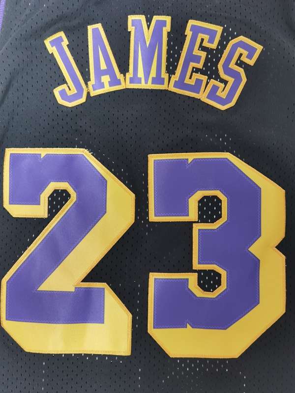 2008/09 Los Angeles Lakers JAMES #23 Black Classics Basketball Jersey (Stitched)