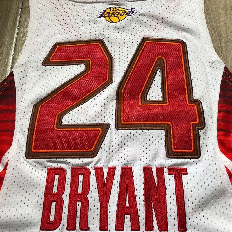 2009 Los Angeles Lakers BRYANT #24 White All Star Classics Basketball Jersey (Closely Stitched)