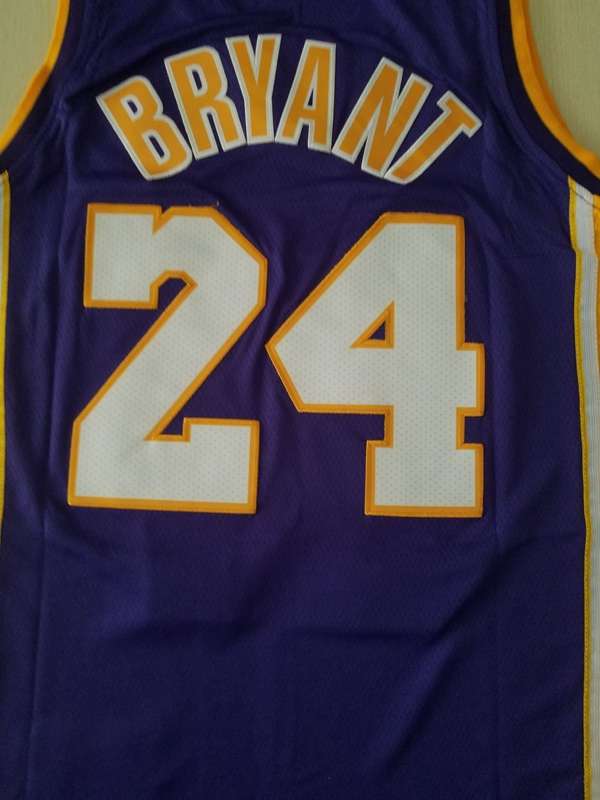 2009 Los Angeles Lakers BRYANT #24 Purple Champion Classics Basketball Jersey (Stitched)