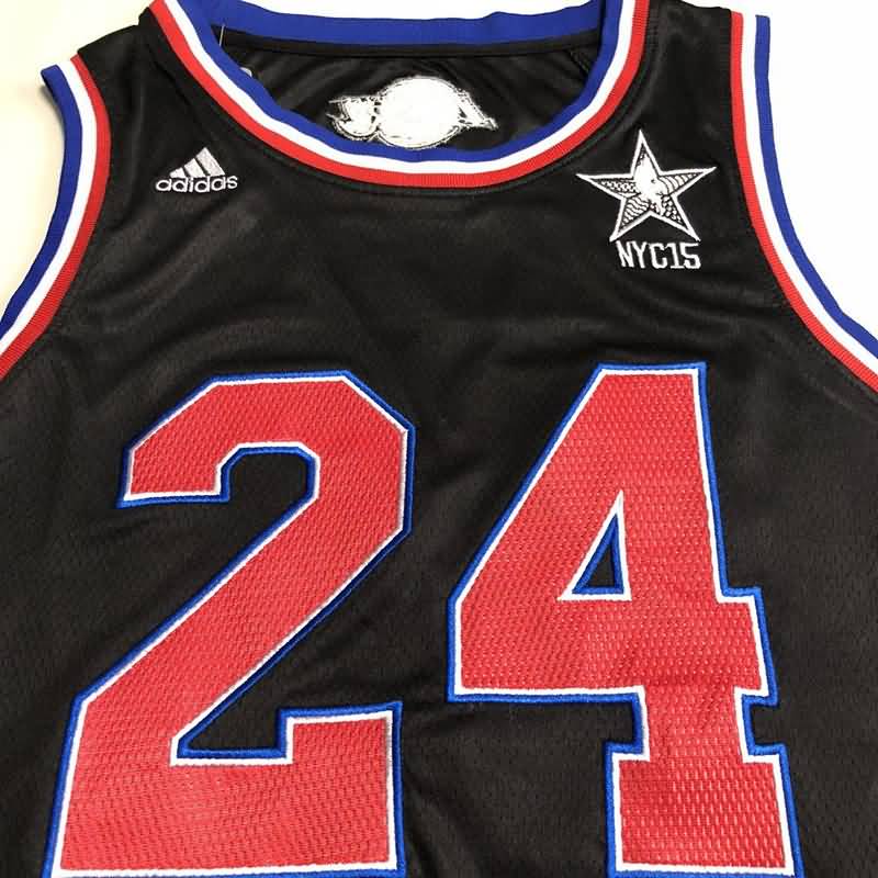 2015 Los Angeles Lakers BRYANT #24 Black ALL-STAR Classics Basketball Jersey (Closely Stitched)