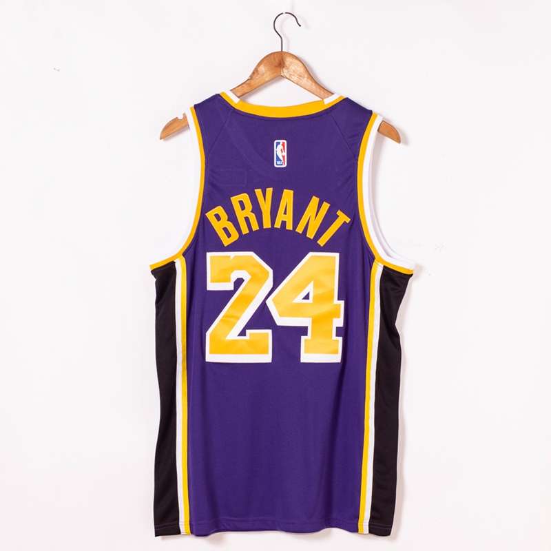 20/21 Los Angeles Lakers BRYANT #24 Purple AJ Basketball Jersey (Stitched)