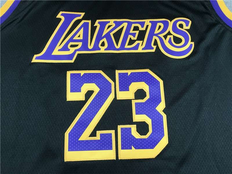 20/21 Los Angeles Lakers JAMES #23 Black Basketball Jersey (Stitched)