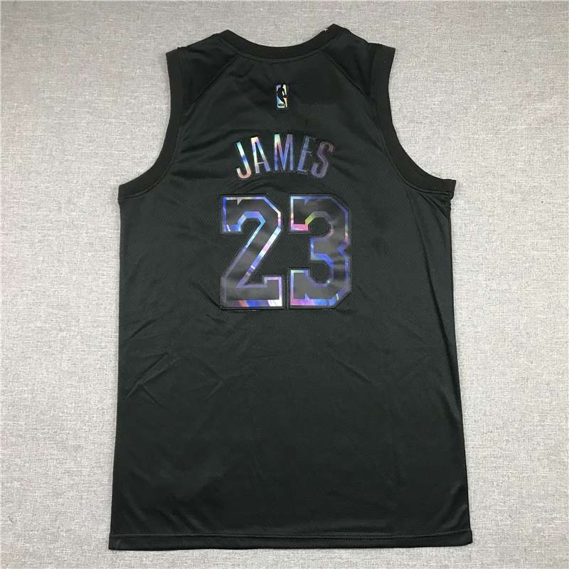 20/21 Los Angeles Lakers JAMES #23 Black Basketball Jersey 2 (Stitched)