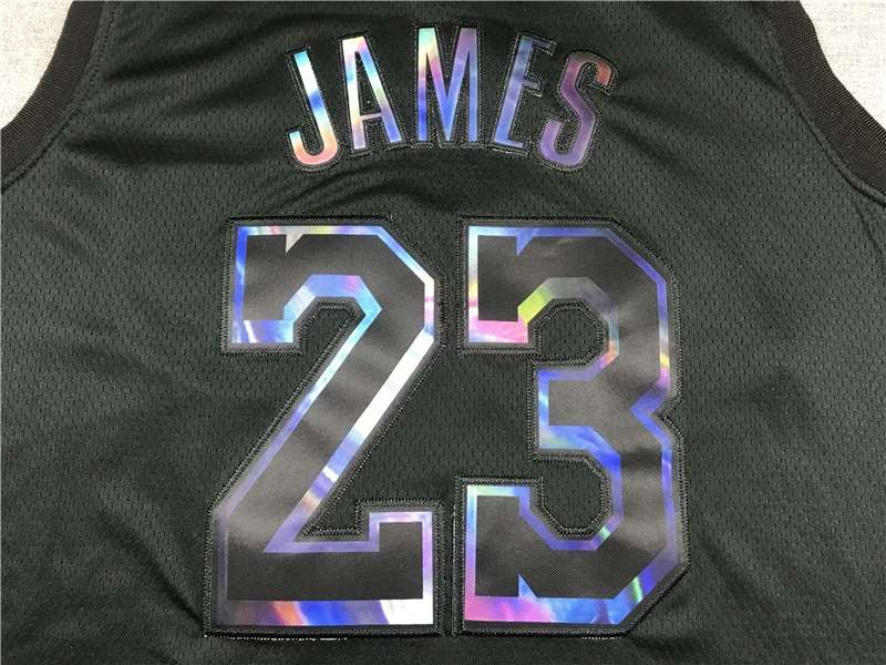 20/21 Los Angeles Lakers JAMES #23 Black Basketball Jersey 2 (Stitched)