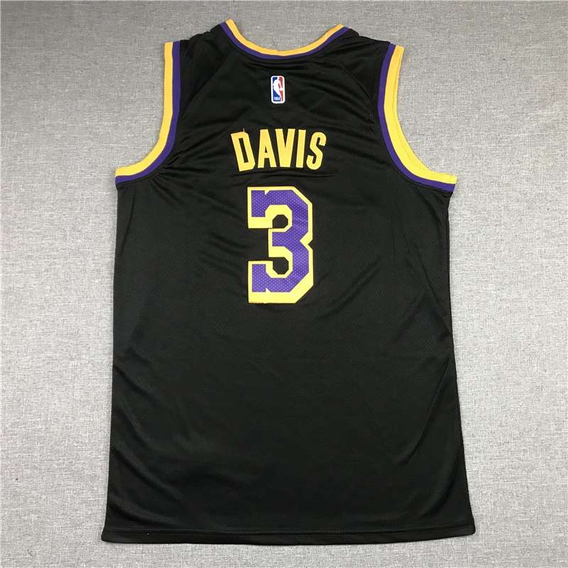 20/21 Los Angeles Lakers DAVIS #3 Black Basketball Jersey (Stitched)