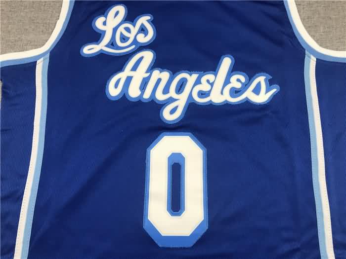 20/21 Los Angeles Lakers WESTBROOK #0 Blue Basketball Jersey (Stitched)