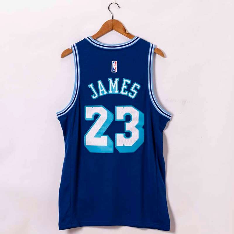 20/21 Los Angeles Lakers JAMES #23 Blue Basketball Jersey (Stitched)