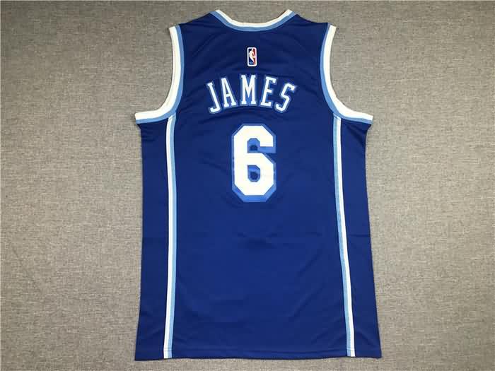 20/21 Los Angeles Lakers JAMES #6 Blue Basketball Jersey (Stitched)