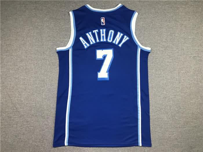 20/21 Los Angeles Lakers ANTHONY #7 Blue Basketball Jersey (Stitched)