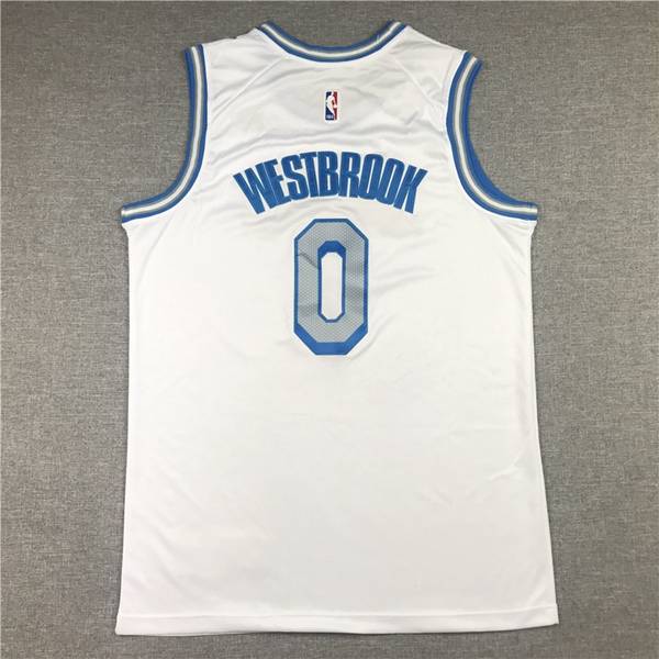 20/21 Los Angeles Lakers WESTBROOK #0 White City Basketball Jersey (Stitched)