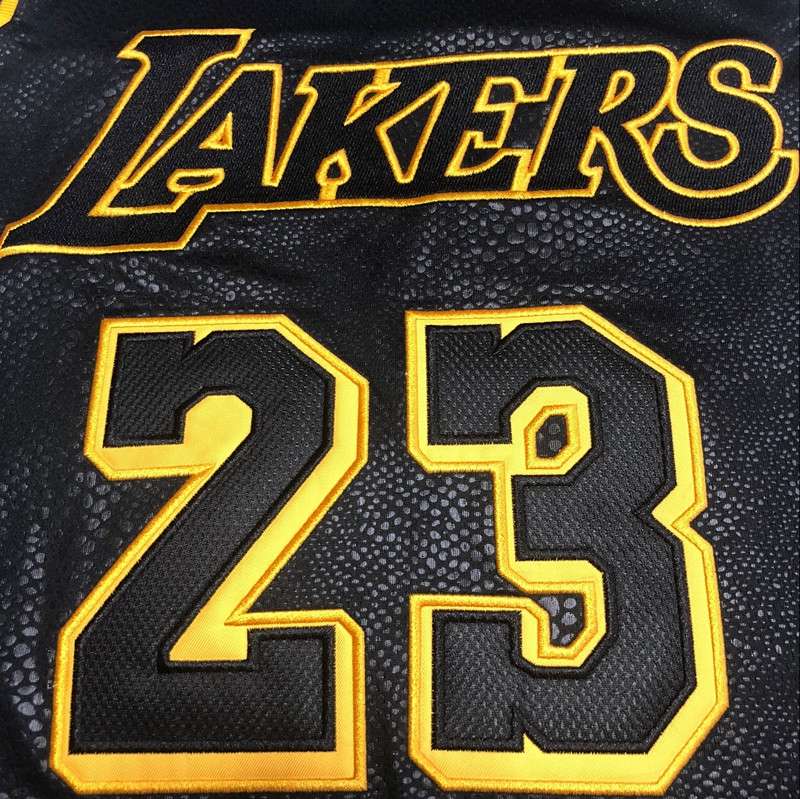 2020 Los Angeles Lakers JAMES #23 Black City Basketball Jersey (Closely Stitched)