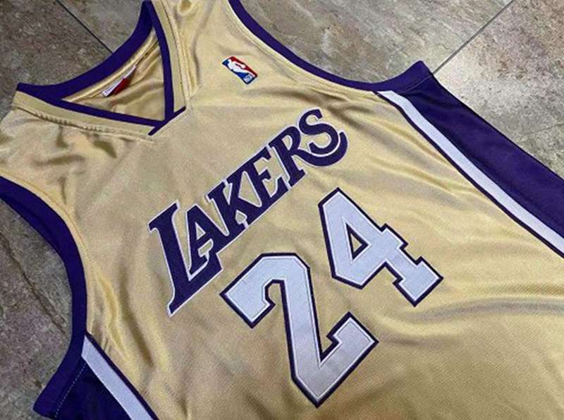 2020 Los Angeles Lakers BRYANT #24 Gold Classics Basketball Jersey (Closely Stitched)