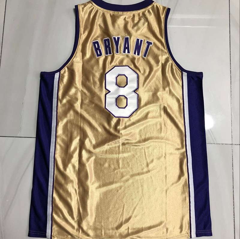 2020 Los Angeles Lakers BRYANT #8 Gold Classics Basketball Jersey (Closely Stitched)