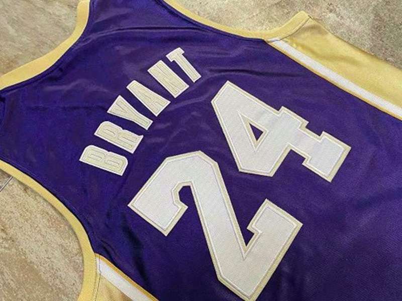 2020 Los Angeles Lakers BRYANT #24 Purple Classics Basketball Jersey (Closely Stitched)