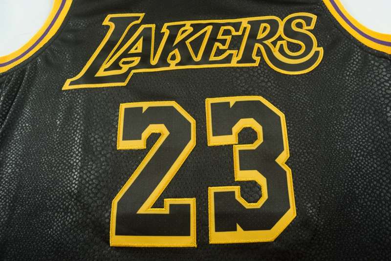 2020 Los Angeles Lakers JAMES #23 Black City Basketball Jersey (Stitched)