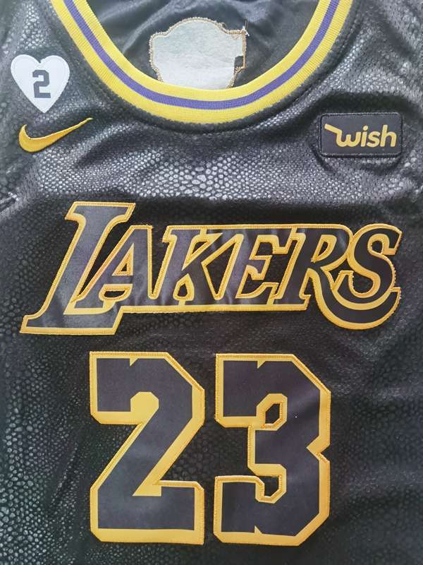 2020 Los Angeles Lakers JAMES #23 Black City Finals Basketball Jersey (Stitched)